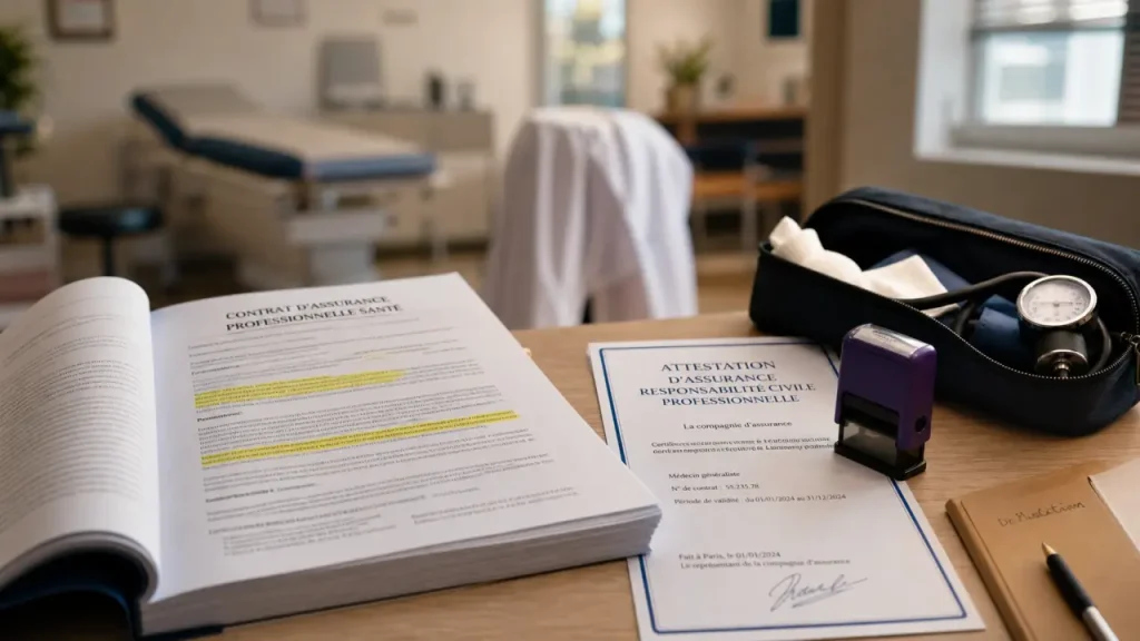 Cabinet, revenus, matériel : ce que l’assurance pro santé doit couvrir