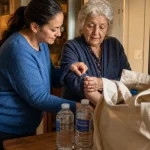 Accompagnement personne agée à domicile : aide pour les courses et sécurité