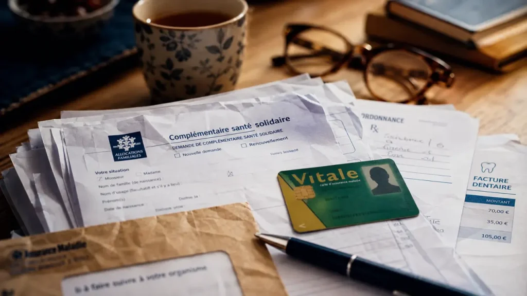 Aide mutuelle senior : CSS, documents et carte Vitale pour payer moins la mutuelle