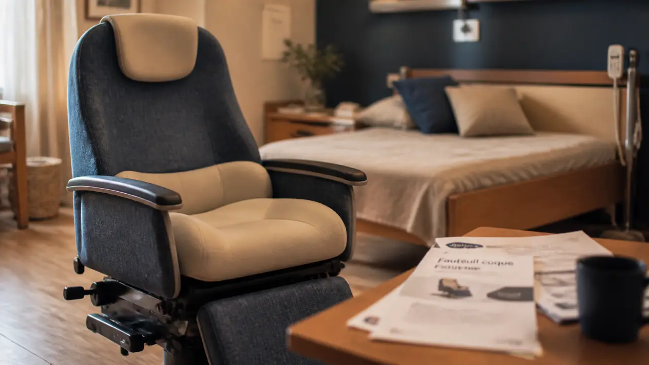 Fauteuil coque personne âgée : maintien stable et transferts faciles