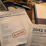 Impots mutuelle : fiche de paie et formulaire 2042 C