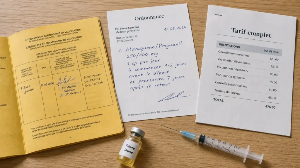 Vaccination fièvre jaune prix 60 € : carnet, ordonnance et tarif complet