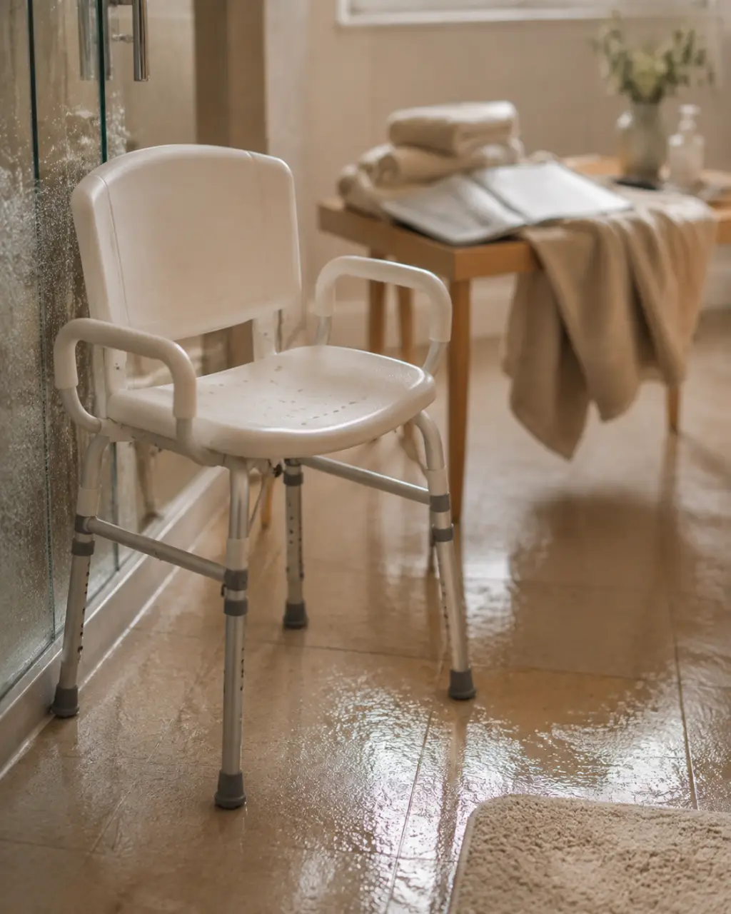 Chaise de douche pour remboursement Sécurité sociale, sécurité salle de bain