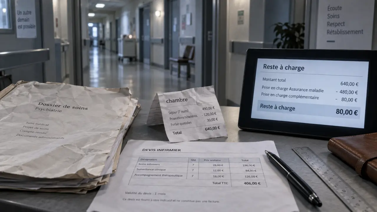 Mutuelle chambre particulière psychiatrie : forfait limite le reste à charge