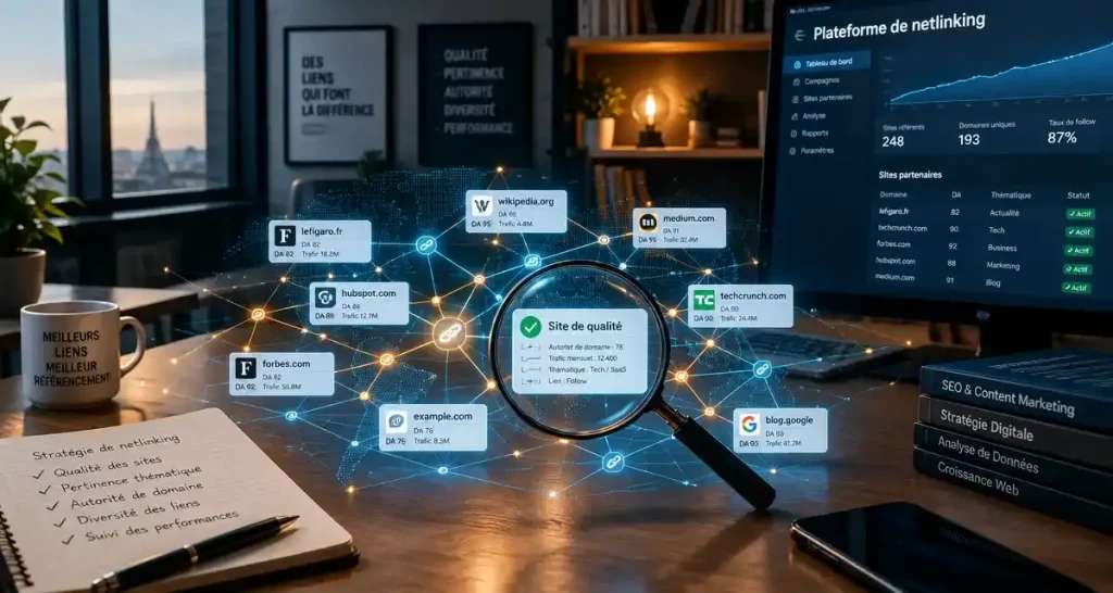 Plateforme de netlinking : les bons liens à choisir avant d’exposer sa crédibilité SEO