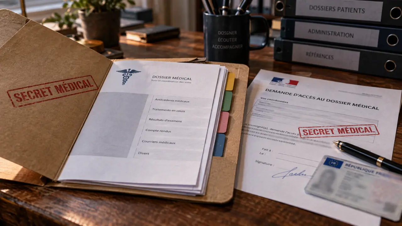 Recuperer un dossier medical : demande, délais, secret médical