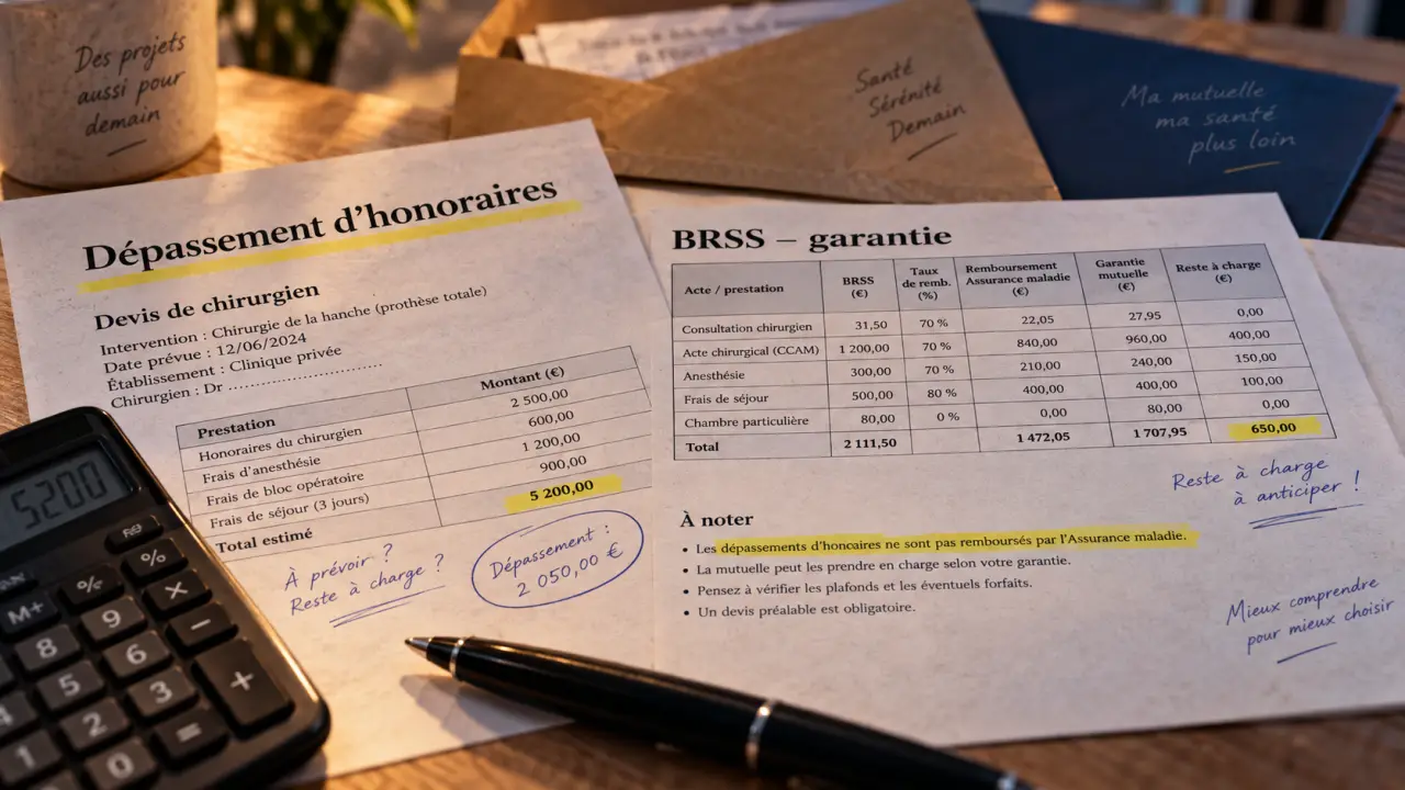 remboursement dépassement honoraire chirurgien mutuelle : BRSS 200% couvrent-ils ?