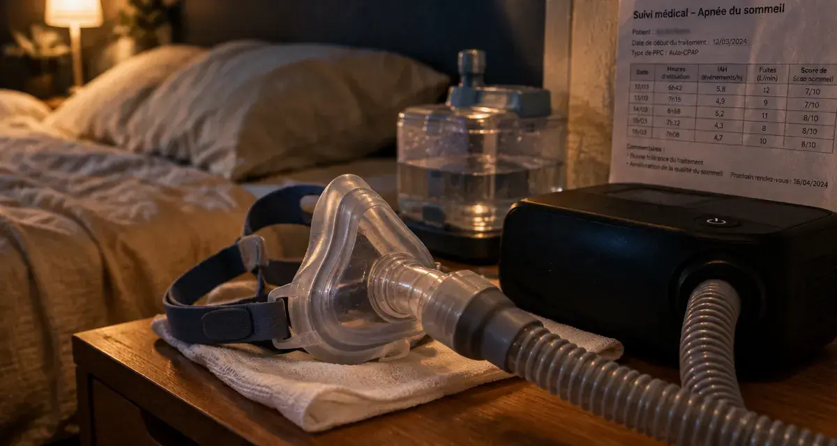 Appareil apnée du sommeil à domicile : PPC et masque