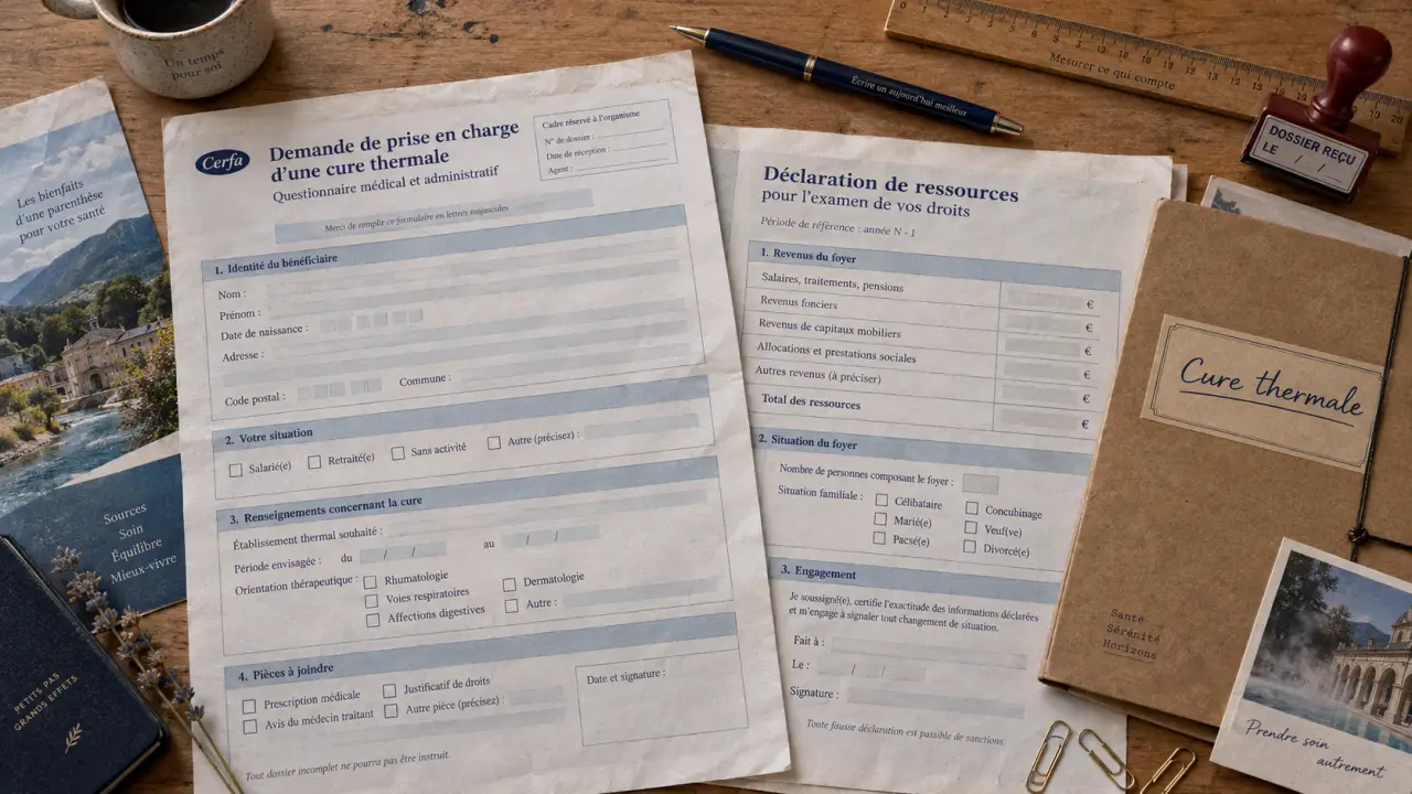 Cerfa cure thermale : formulaire après prescription médicale