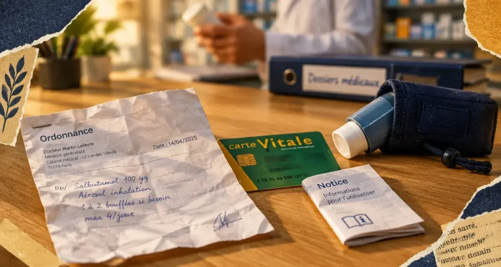 Ordonnance pour prescription aérosol par un médecin généraliste ameli